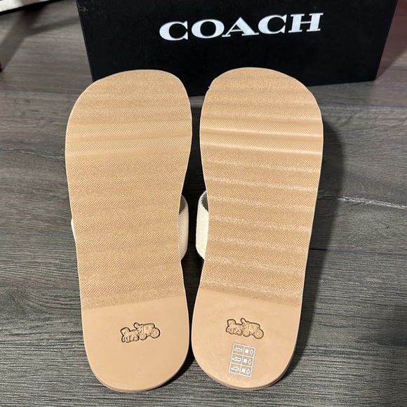 Coach Zoe Webbed Flip Flop - Picture 2 of 5